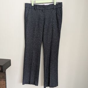 Ann Taylor LOFT Marisa Trouser Women's 8 Straight Leg Gray Blue Career Pants 205